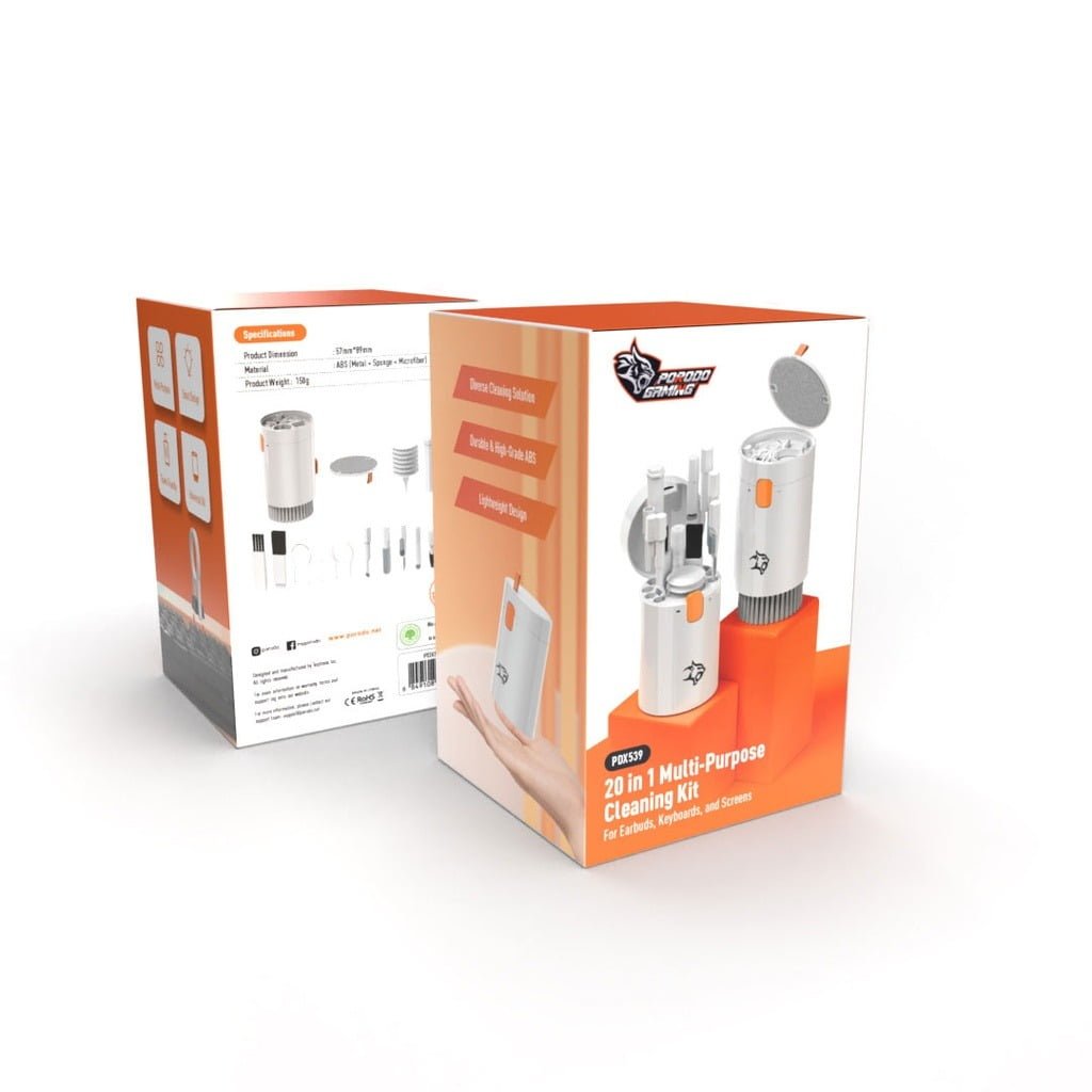 PORODO GAMING 20 IN 1 CLEANING KIT WHITE PDX539 thumbnail 3