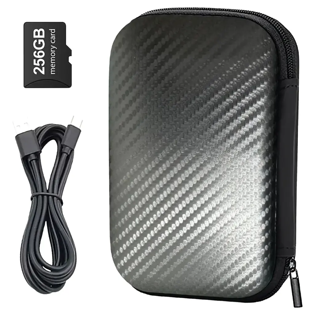 PORODO GAMING 4 SQUARE DISPLAY RETRO HANDHELD GAME CONSOLE BLACK PDXV40BK thumbnail 4