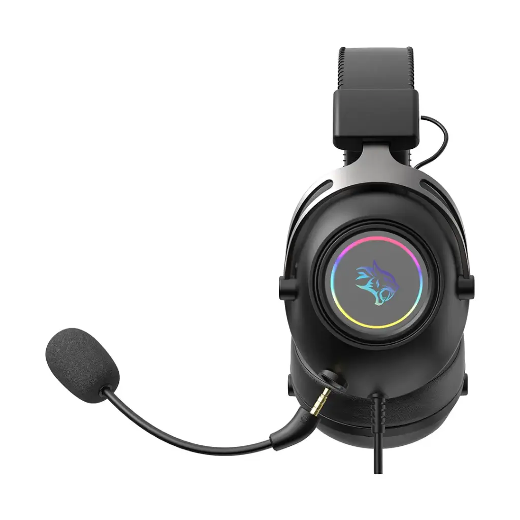 PORODO GAMING INFINITY MIRROR RGB GAMING HEADSET BLACK PDXSTGHS759BK thumbnail 2