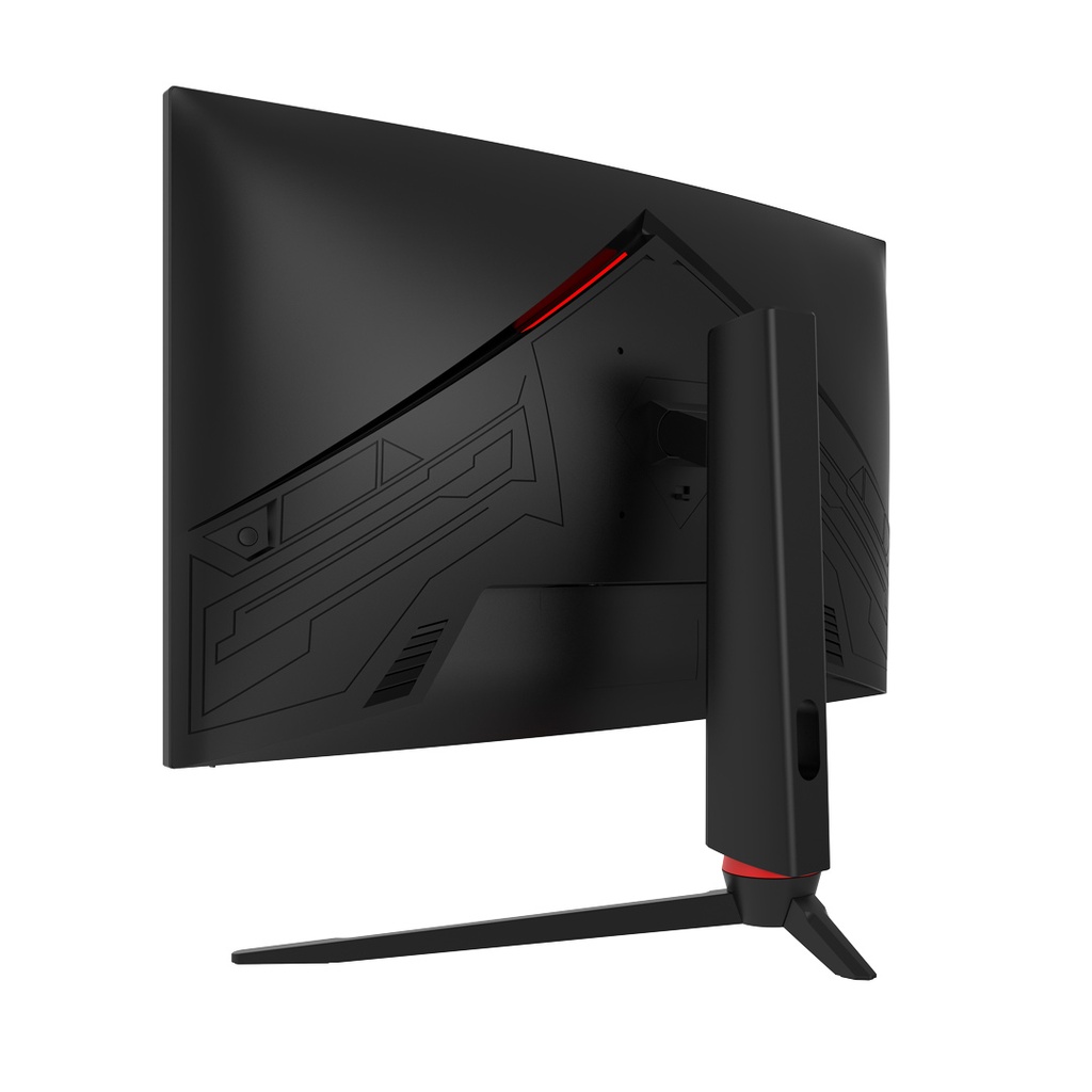 PORODO 27 INCH 240HZ CURVED GAMING MONITOR WITH ADJUSTABLE ROTATING STAND PDX-546 thumbnail 4