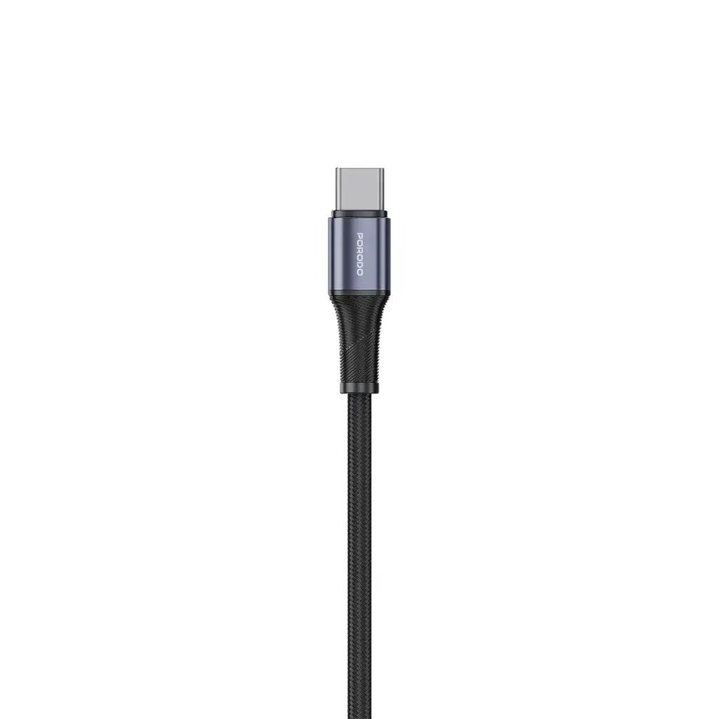 PORODO GAN 100W MULTI PORT WALL CHARGER TYPE C TO TYPE C CABLE BLACK PDFWCH073CBK thumbnail 4