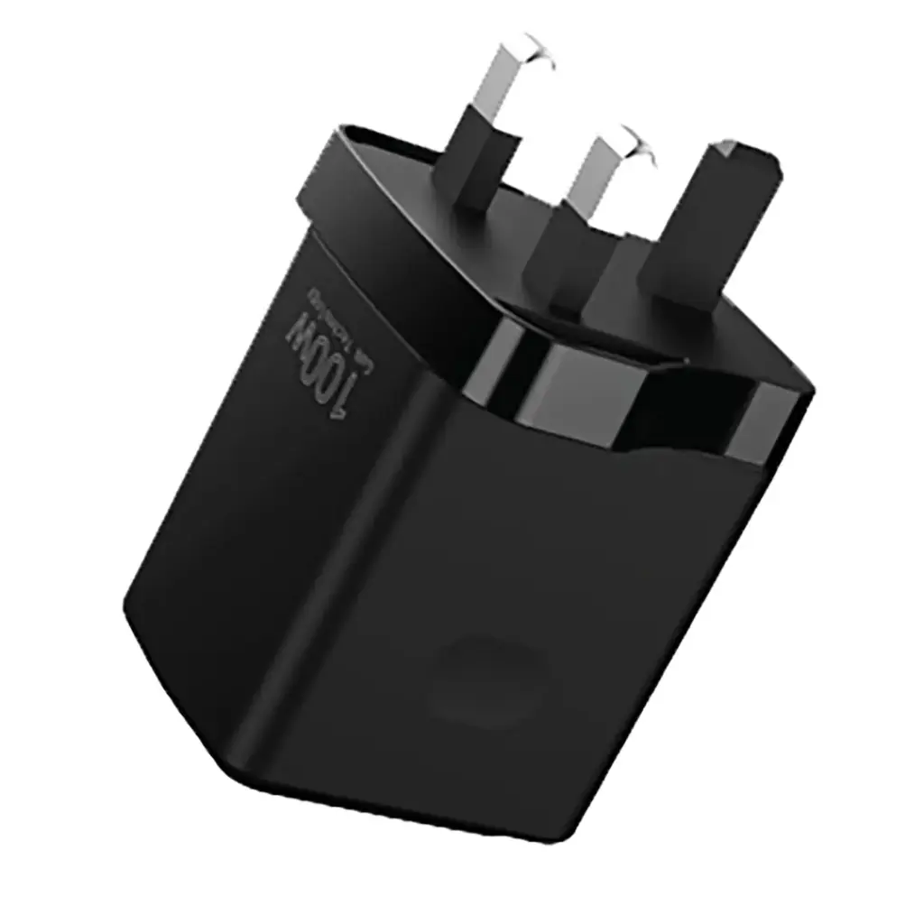 PORODO GAN 100W MULTI PORT WALL CHARGER TYPE C TO TYPE C CABLE BLACK PDFWCH073CBK thumbnail 2