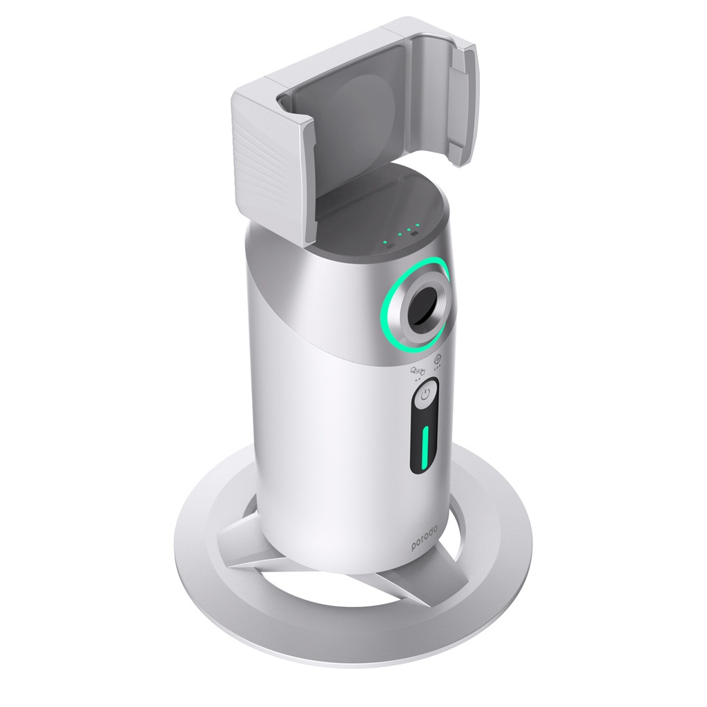 PORODO 360 DEGREE AI TRAKING MOUNT WHITE PD-GAIFTGR-WH thumbnail 5