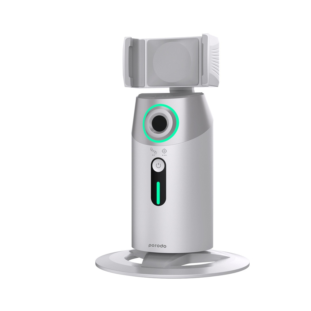 PORODO 360 DEGREE AI TRAKING MOUNT WHITE PD-GAIFTGR-WH thumbnail 4
