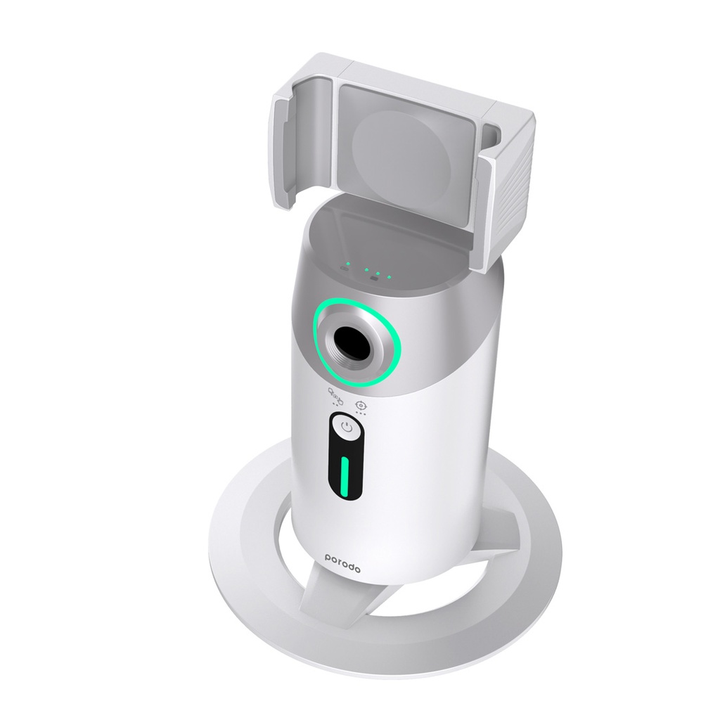 PORODO 360 DEGREE AI TRAKING MOUNT WHITE PD-GAIFTGR-WH thumbnail 3