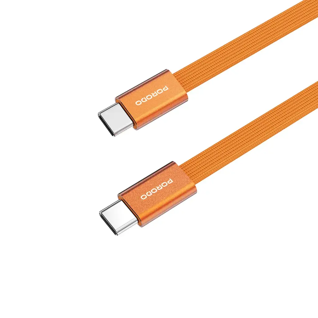 PORODO HIGH SPEED USB-C BRAIDED CABLE PD60WCBS0G thumbnail 3
