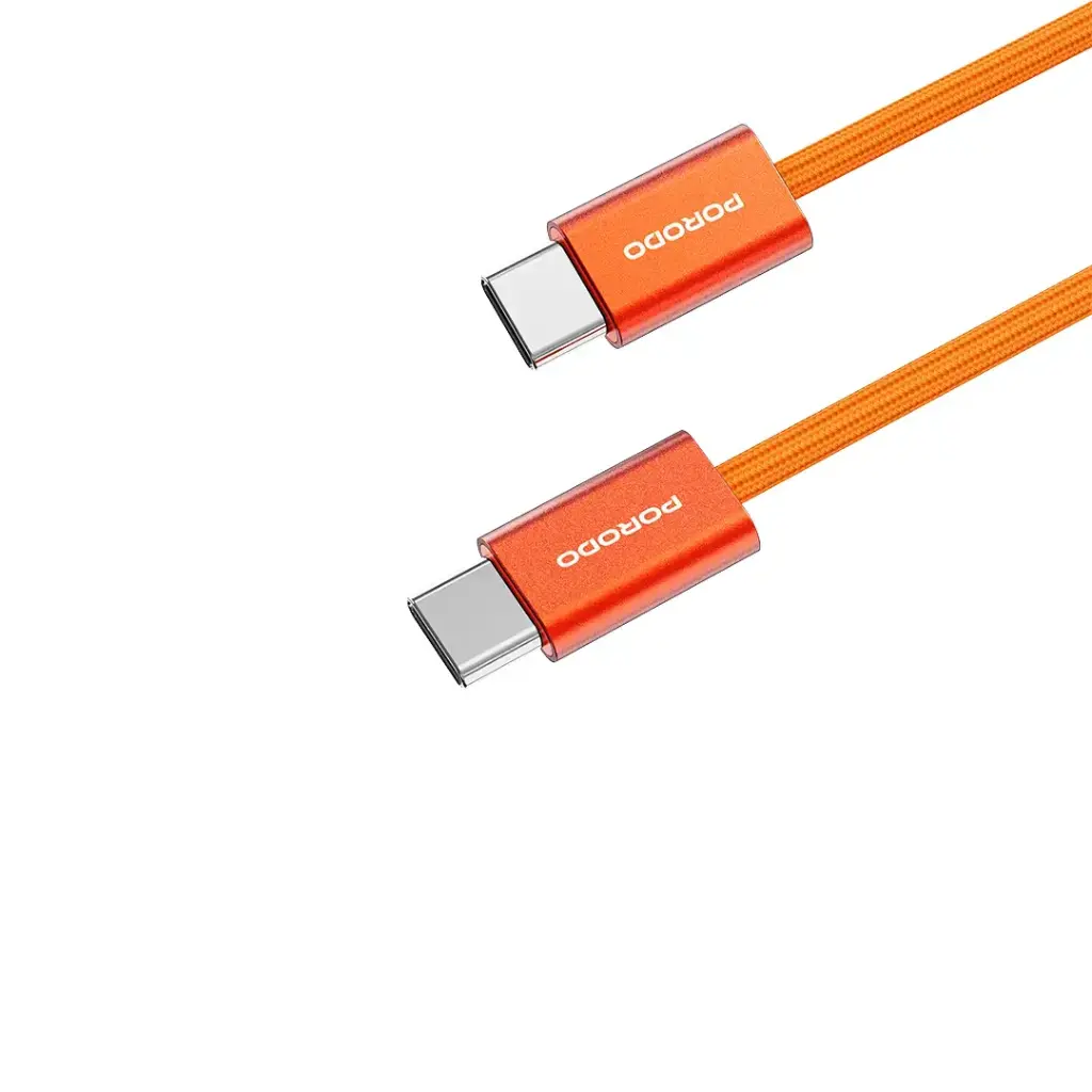 PORODO HIGH SPEED USB-C BRAIDED CABLE PD60WCBR0G thumbnail 6