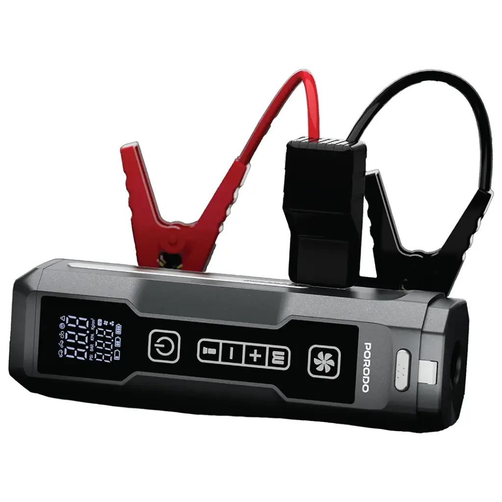 PORODO IGNATOV JUMP STARTER  AIR PUMP WITH HANDHELD VACCUM USB C RECHARGE BLACK PDJS41BK thumbnail 2