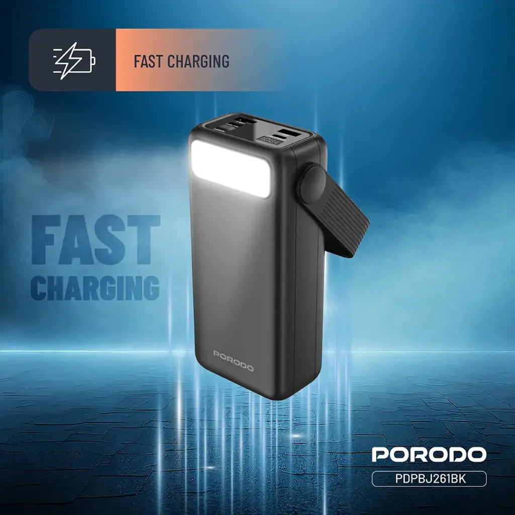 PORODO LARA 30000MAH POWER BANK PD20W BLACK PDPBJ261BK thumbnail 4