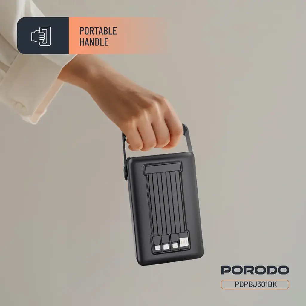 PORODO LARA 80000MAH POWER BANK PD20W BLACK PDPBJ301BK thumbnail 9