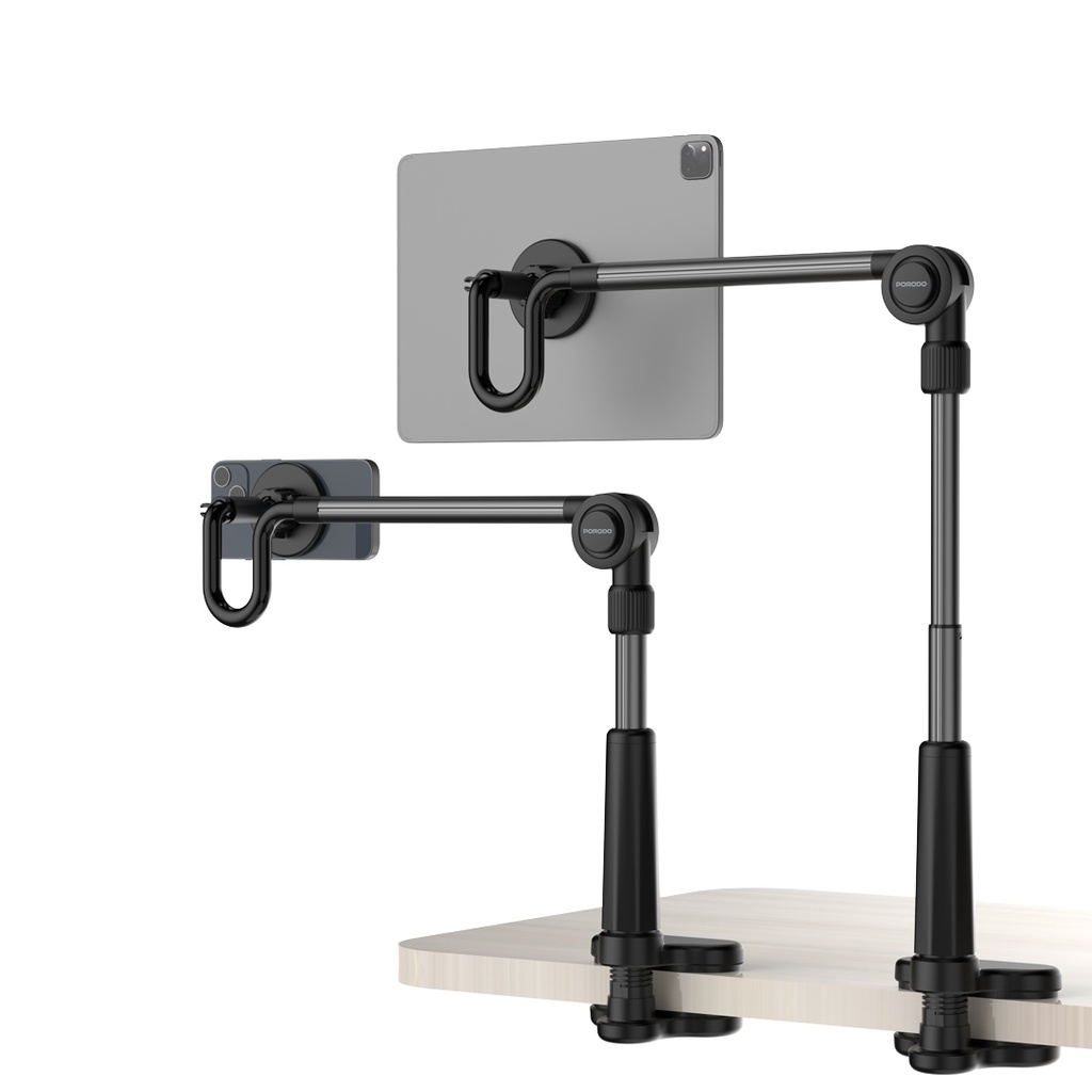 PORODO MAGSAFE &TABLET LAZY BRACKET BLACK PD-LMGS92-BK thumbnail 6