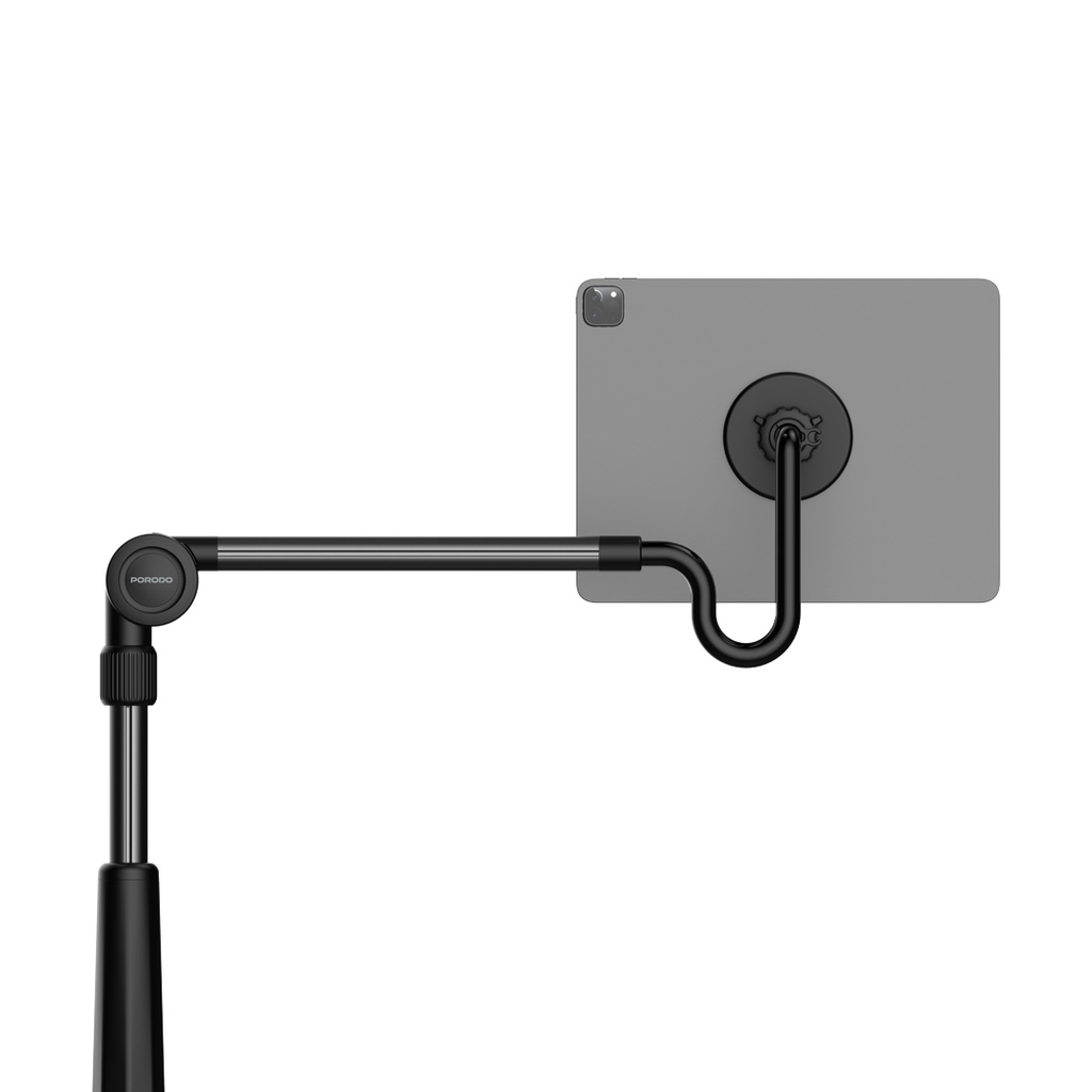 PORODO MAGSAFE &TABLET LAZY BRACKET BLACK PD-LMGS92-BK thumbnail 2
