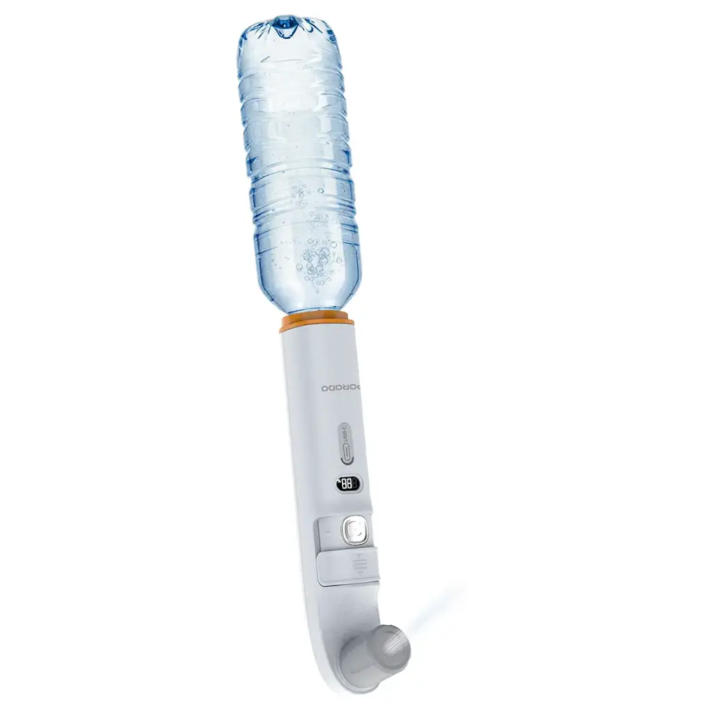 PORODO LIFESTYLE 2 IN 1 PORTABLE BIDET AND SHOWER WHITE PDLFSTPB55WH thumbnail 2