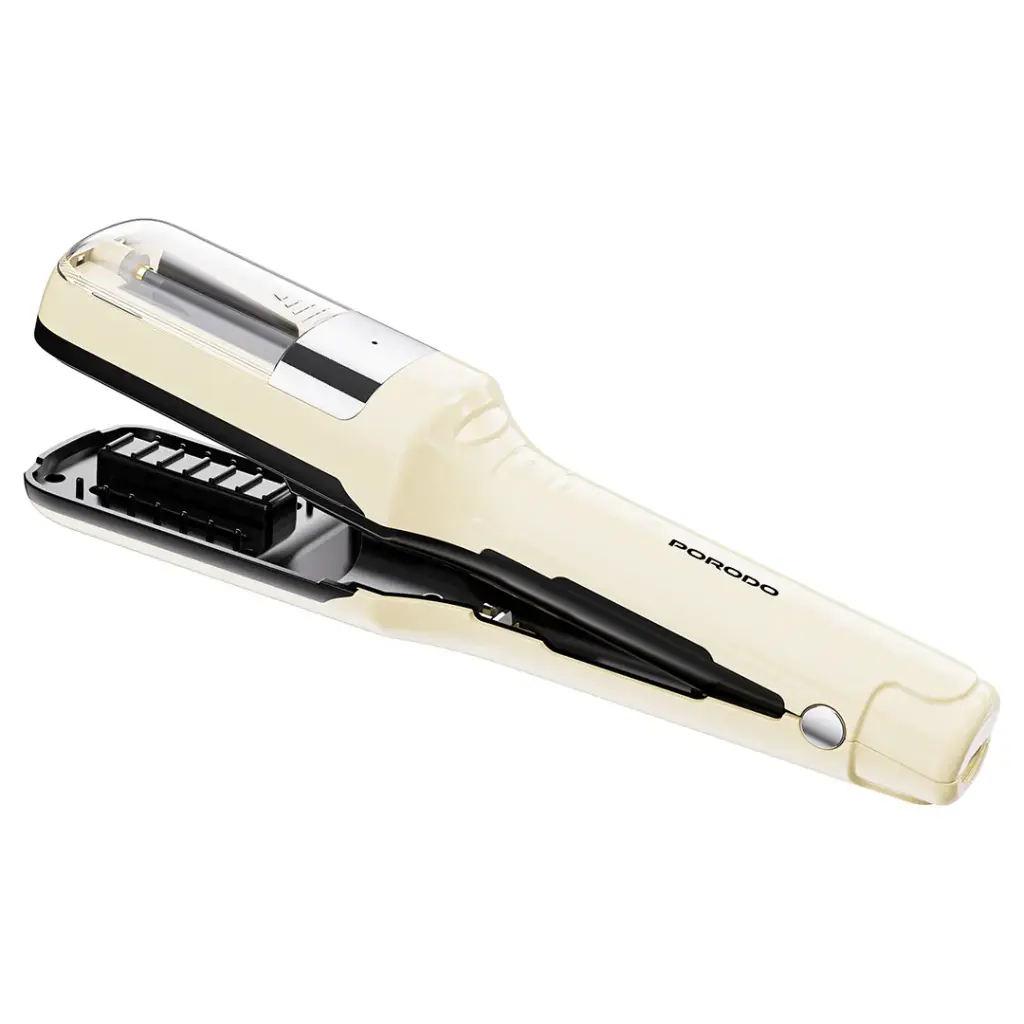 PORODO LIFESTYLE 2 IN 1 SPLIT END TRIMMER  HAIR STRAIGHTENER WHITE PDLFSTHSETWH thumbnail 2