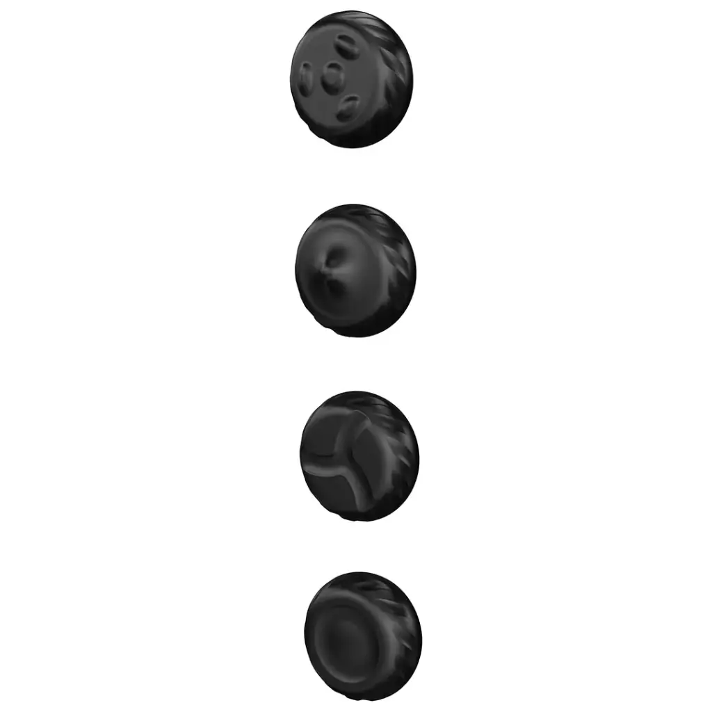 PORODO LIFESTYLE 4 HEAD ROTATING MUSCLE RELIEF MASSAGER BLACK PDLFSTHX102BK thumbnail 3