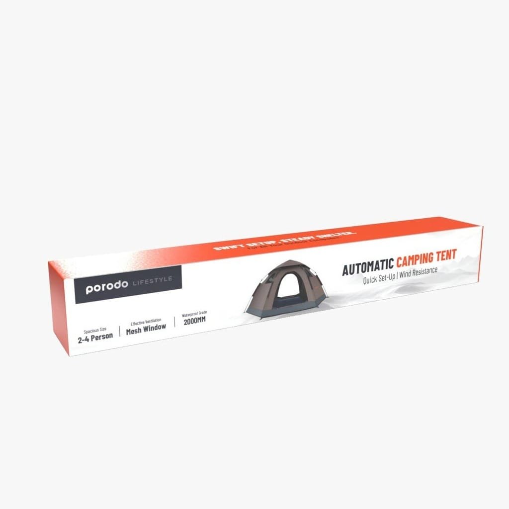 PORODO LIFESTYLE AUTOMATIC CAMPING TENT WIND RESISTANCE QUICK SET UP thumbnail 6