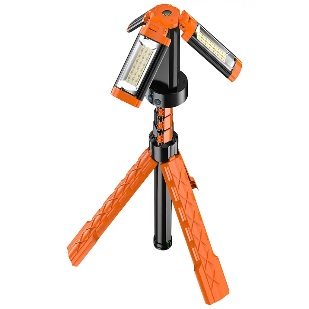 PORODO LIFESTYLE 9000MAH WORK LANTERN FOLDABLE MULTI MODE LED LIGHT ORANGE PDLFSTXQZ10OR thumbnail 2