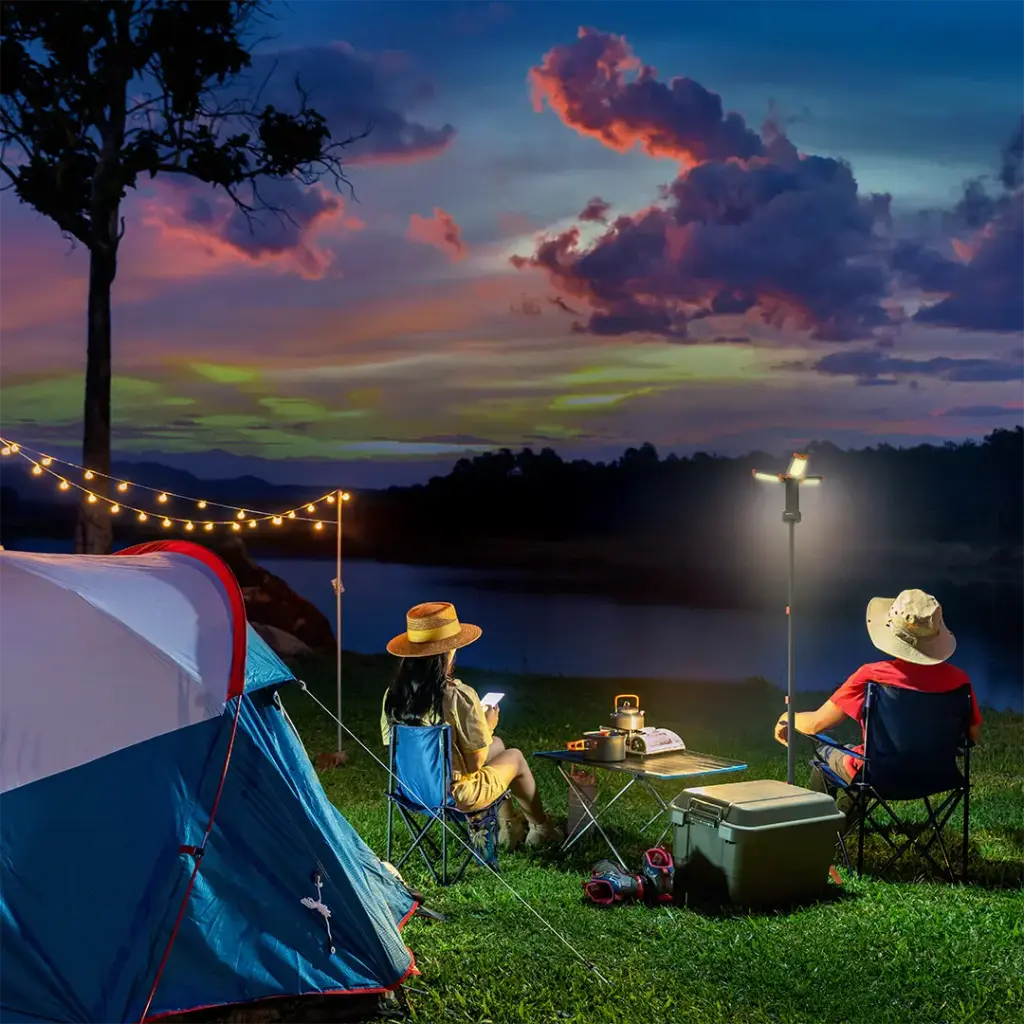 PORODO LIFESTYLE 9000MAH WORK LANTERN FOLDABLE MULTI MODE LED LIGHT ORANGE PDLFSTXQZ10OR thumbnail 7