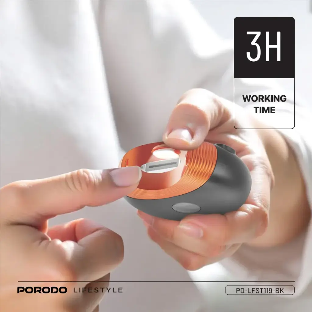 PORODO LIFESTYLE ALL IN ONE NAIL TRIMMER SET BLACK PD-LFST119-BK thumbnail 6