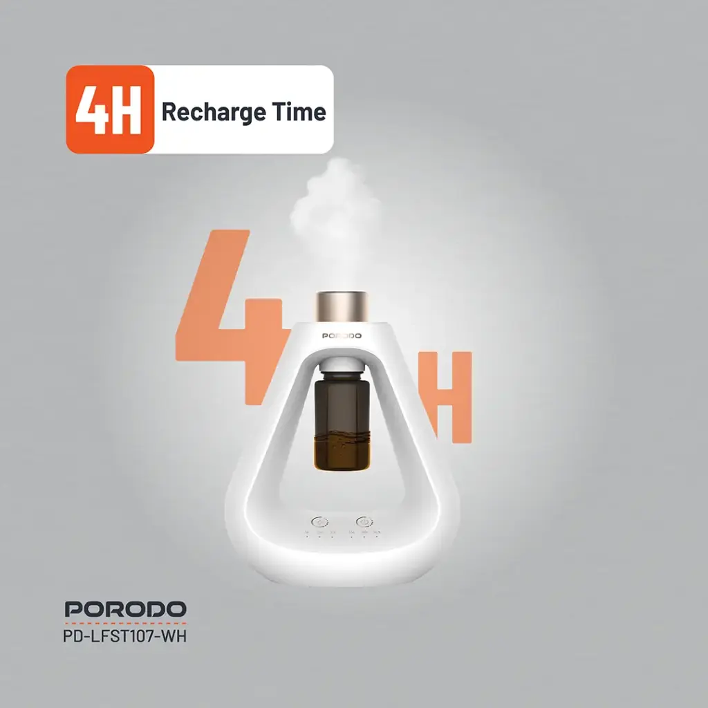 PORODO LIFESTYLE AROMA SPHERE WATERLESS DIFFUSER WHITE PD-LFST107-WH thumbnail 13