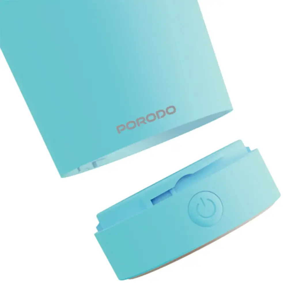PORODO LIFESTYLE AUTOMATIC MAGNETIC STIRRING MUG HIGH SPEED MIXING BLUE PDSSMHQ168BL thumbnail 2