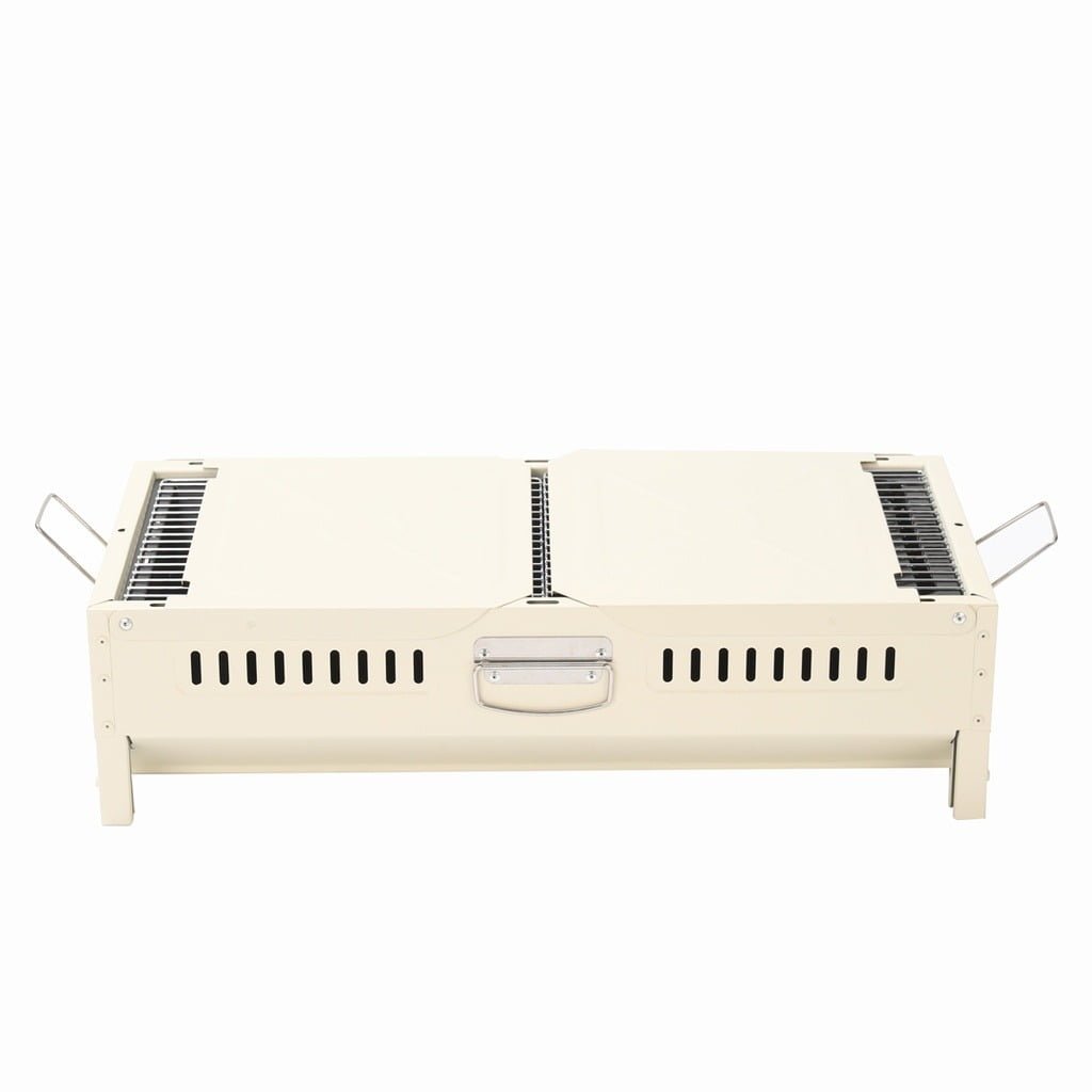 PORODO LIFESTYLE OUTDOOR BBQ GRILL DUAL WING DESIGN WHITE thumbnail 2