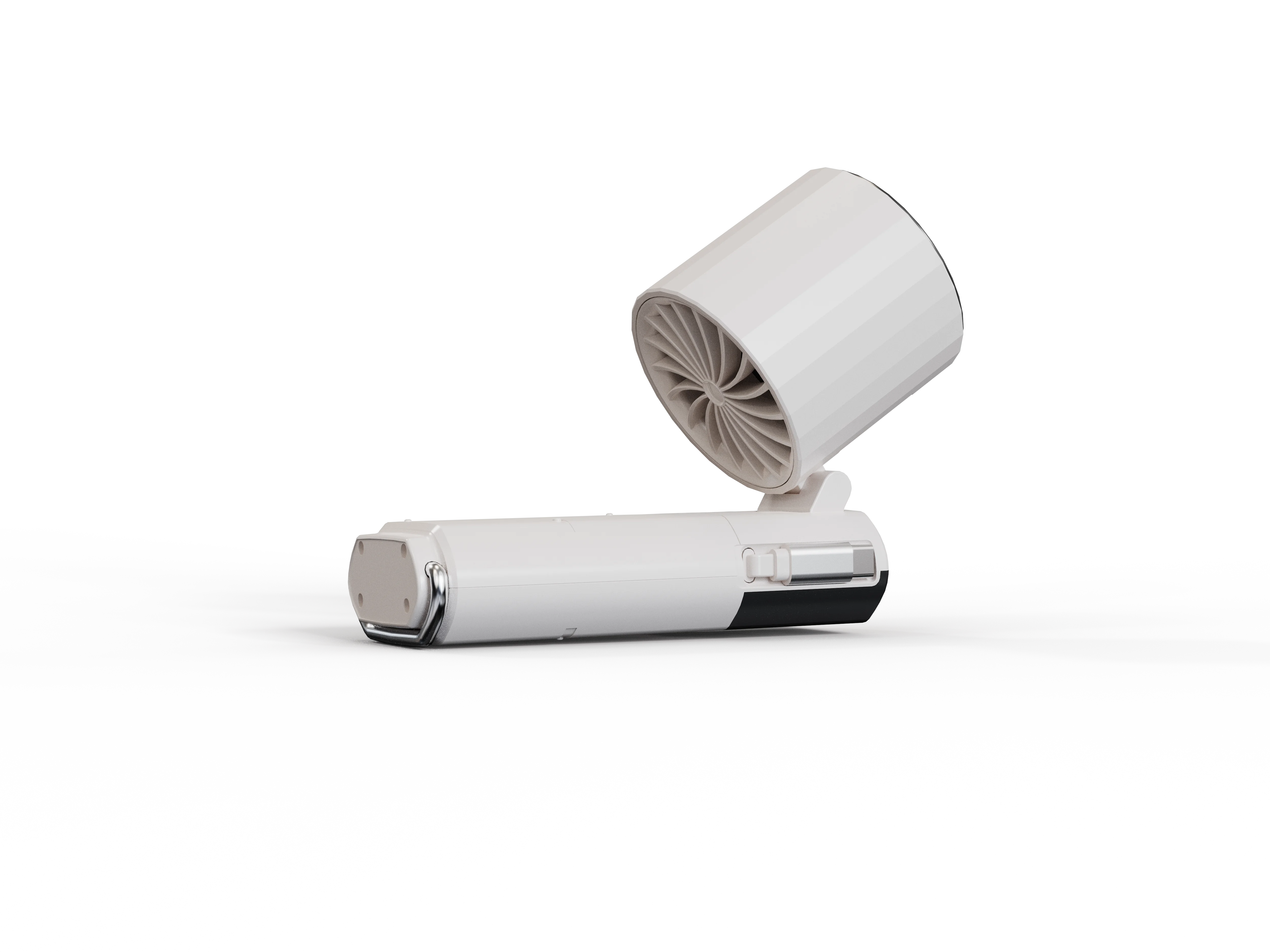 PORODO LIFESTYLE CHILLO PLUS RECHARGEABLE ICE COOLING FAN WHITE PDLFSTMF120WH thumbnail 3