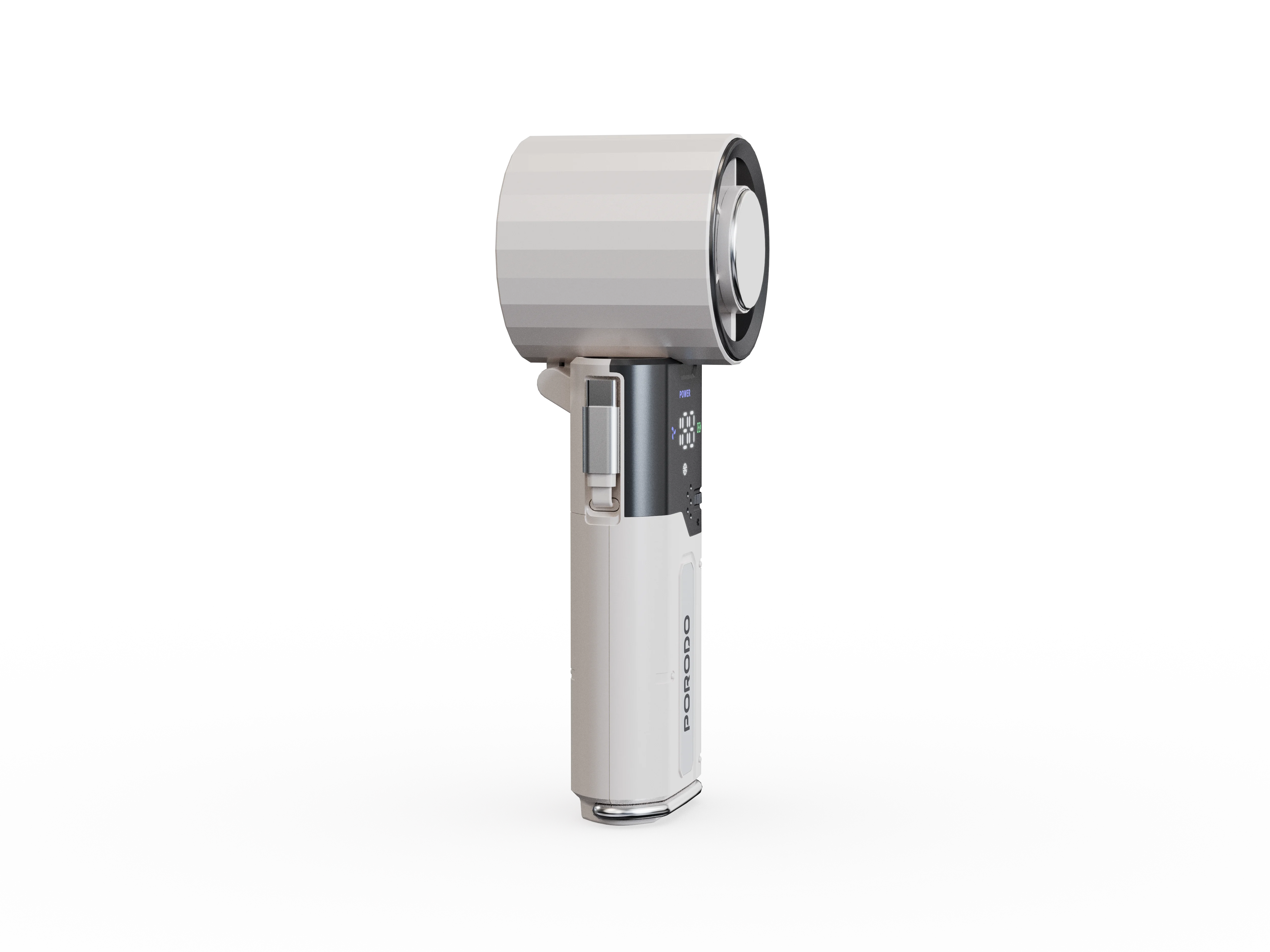 PORODO LIFESTYLE CHILLO PLUS RECHARGEABLE ICE COOLING FAN WHITE PDLFSTMF120WH thumbnail 2