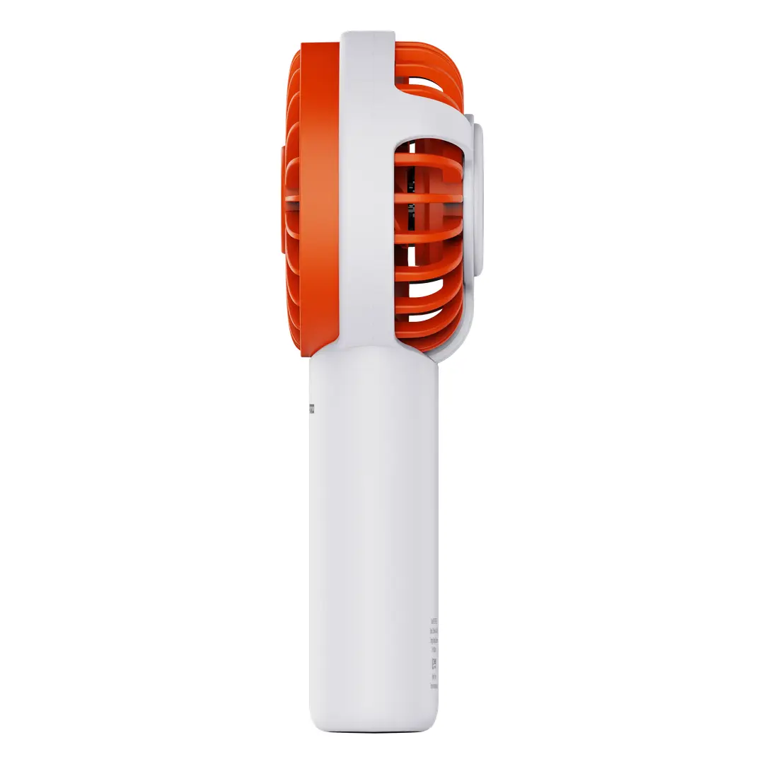 PORODO CHILLO RECHARGEABLE HANDY FAN WHITE ORANGE PDLFSTF93WH thumbnail 2