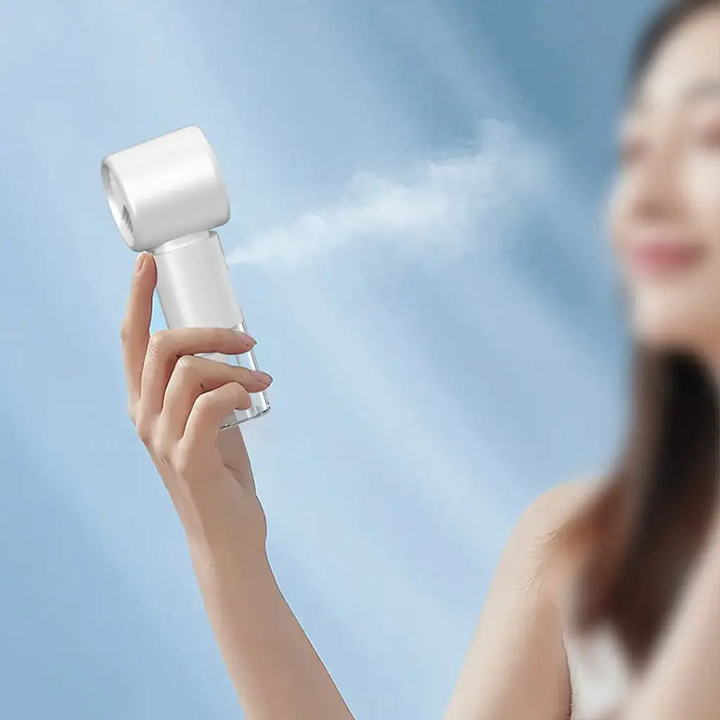 PORODO COOL AND HYDRATE MINI FAN AND HUMIDIFIER WHITE PDHXF338WH thumbnail 6