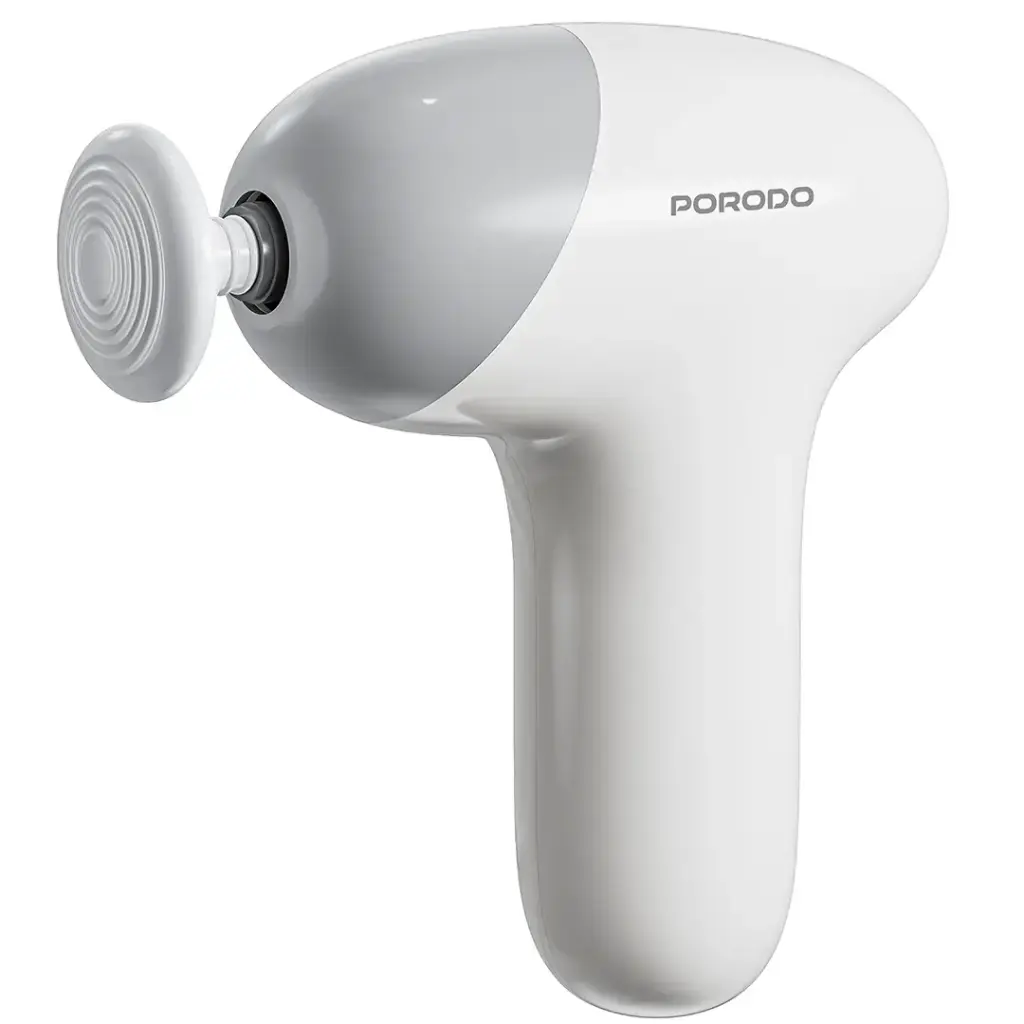 PORODO LIFESTYLE CORDLESS MINI MASSAGE GUN BEIGE PDLFSTH35BG thumbnail 2