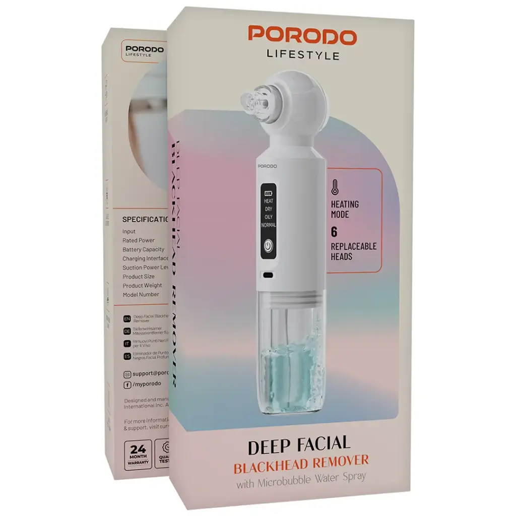 PORODO LIFESTYLE DEEP FACIAL BLACKHEAD REMOVER PDSX118WH thumbnail 3