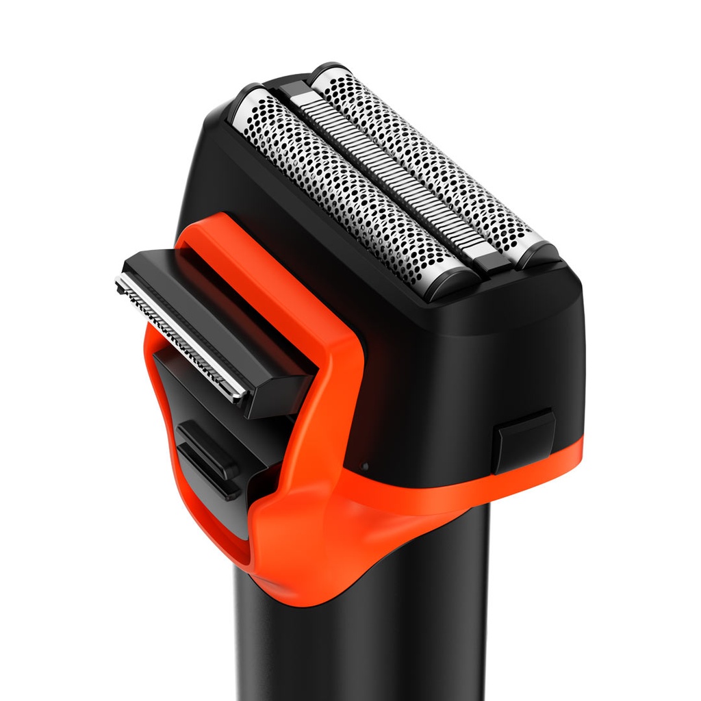 PORODO LIFESTYLE DUAL PURPOSE TRIMMER SEAMLESS CLOSE SHAVE BLACK PD-LSRSHAV-BK thumbnail 3