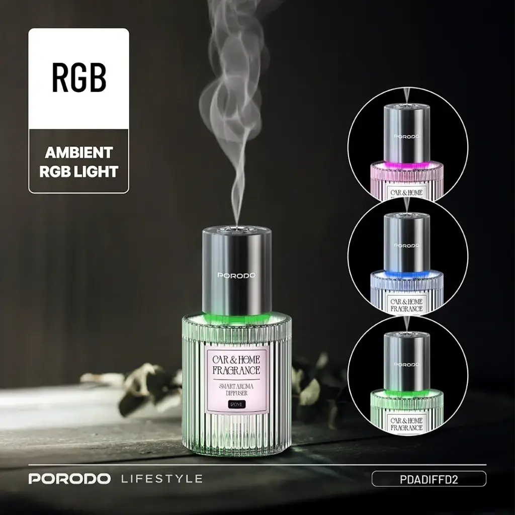 PORODO LIFESTYLE GRASSE SMART AROMA DIFFUSER CLEAR PDADIFFD2 thumbnail 8