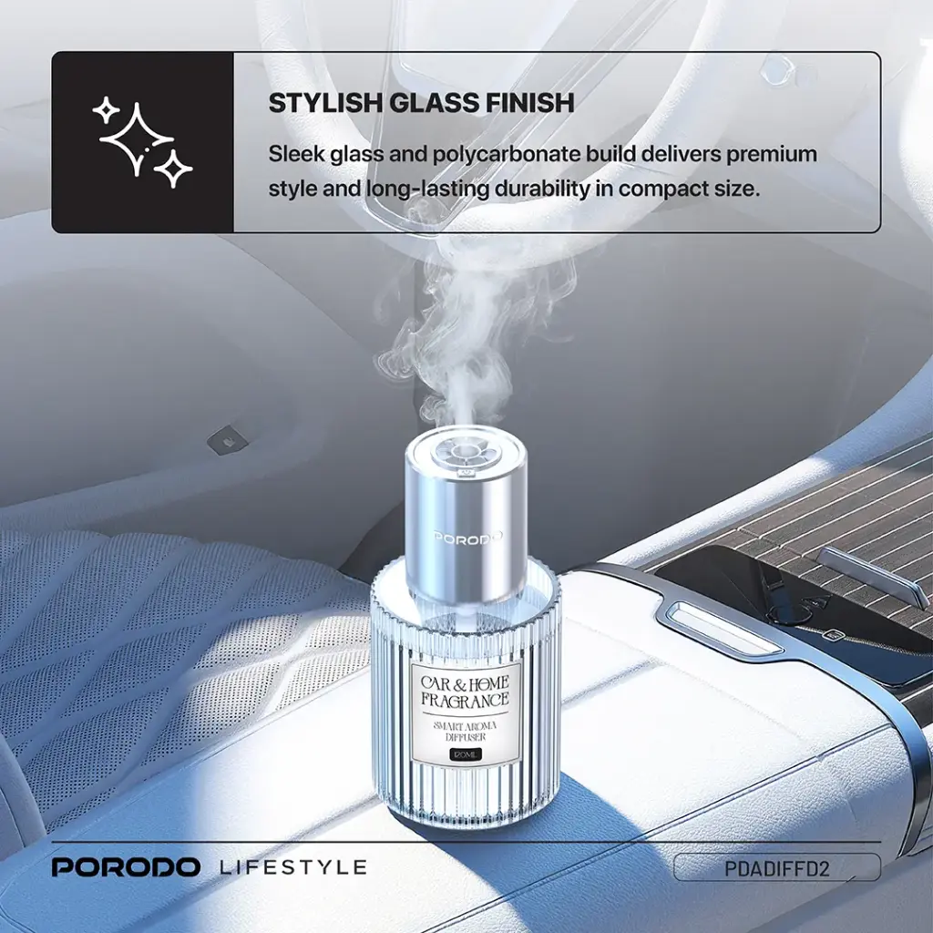 PORODO LIFESTYLE GRASSE SMART AROMA DIFFUSER CLEAR PDADIFFD2 thumbnail 5