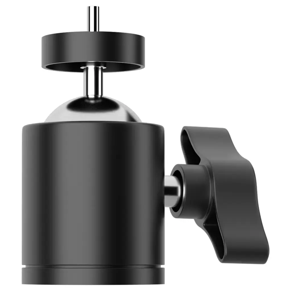 PORODO LIFESTYLE HANDHELD RING GRIP CAMERA & PHONE VLOGGING LIGHT DESKTOP SUPPORT/PHONE CLAMP BLACK PDLFST214BK thumbnail 5