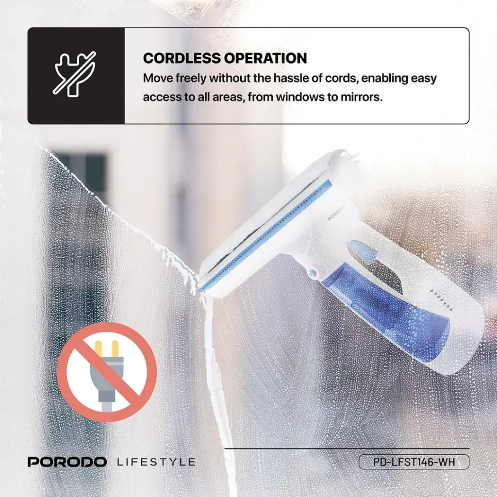 PORODO LIFESTYLE HANDHELD WINDOW  CLEANER PD-LFST146 thumbnail 2