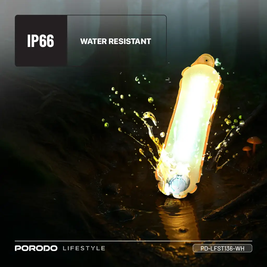 PORODO LIFESTYLE INFLATABLE OUTDOOR MAGNETIC TUBE LIGHT WHITE PD-LFST136-WH thumbnail 8