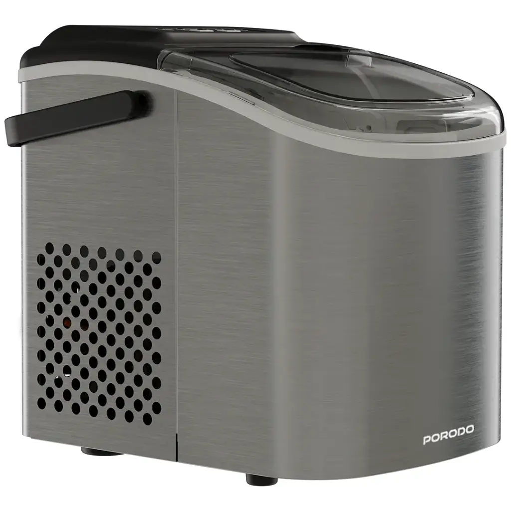 PORODO LIFESTYLE INSTANT BULLET ICE MAKER 1.2L WATER TANK SILVER PDHZB12SL thumbnail 3