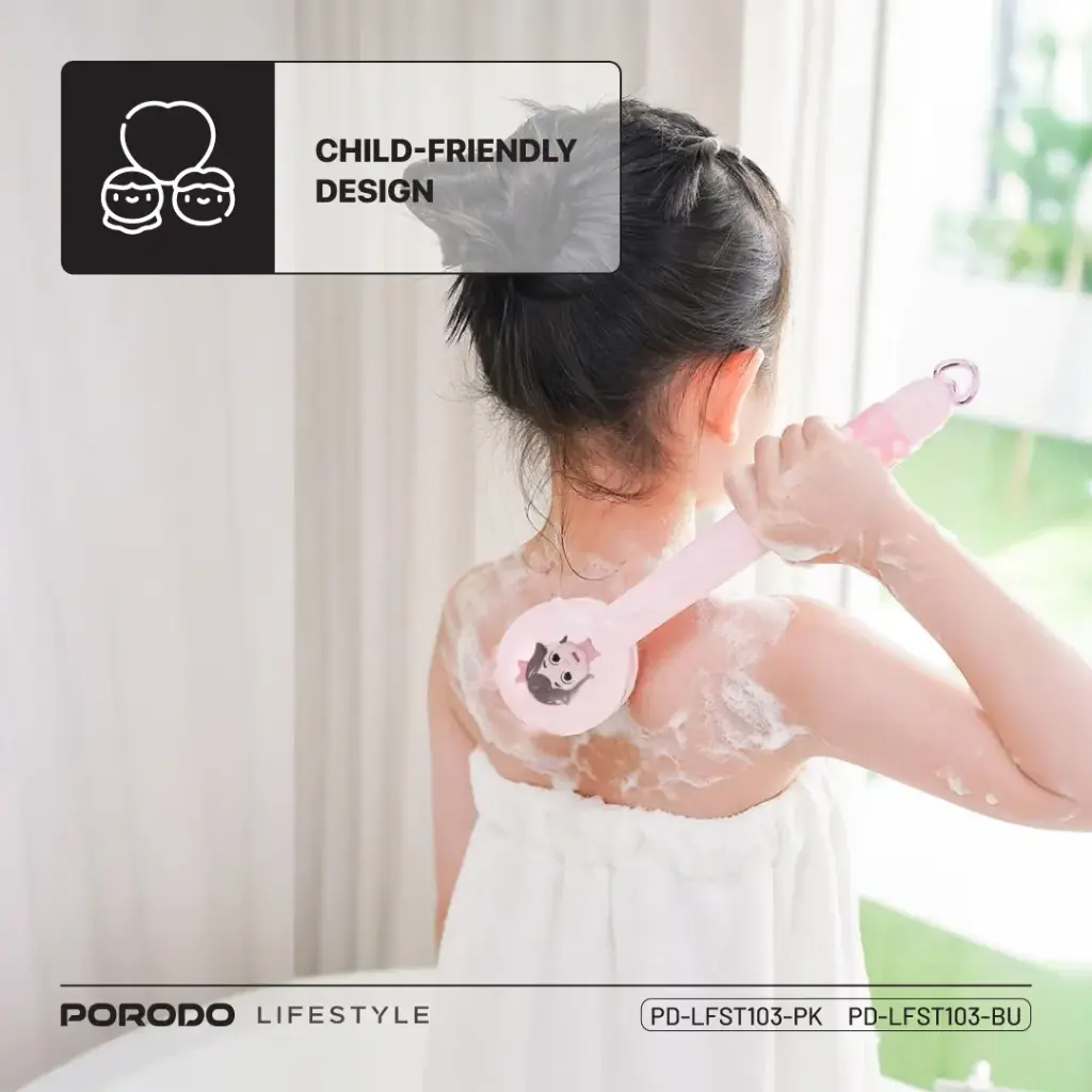 PORODO LIFESTYLE KIDS ELECTRIC BATH BRUSH PINK PD-LFST103-PK thumbnail 8