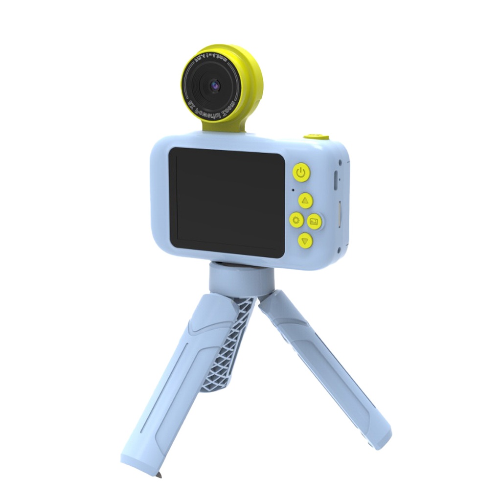 PORODO KIDS FLIP DIGITAL CAMERA WITH TRIPOD STAND BLUE PD-LFST014-BU thumbnail 4
