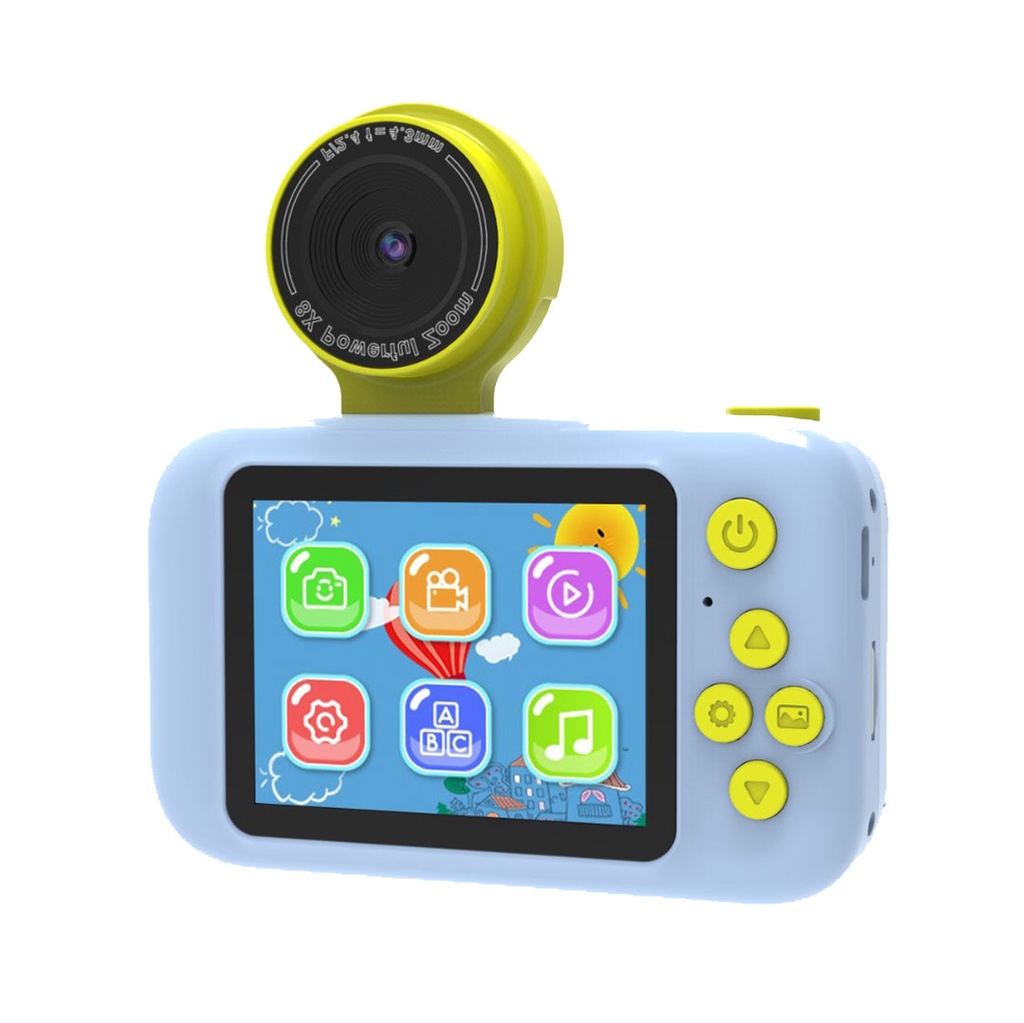PORODO KIDS FLIP DIGITAL CAMERA WITH TRIPOD STAND BLUE PD-LFST014-BU thumbnail 5