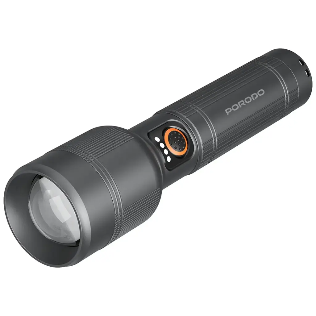 PORODO LIFESTYLE LUMALITE 150 RECHARGEBLE FLASHLIGHT GRAY PDFL2101GY thumbnail 4