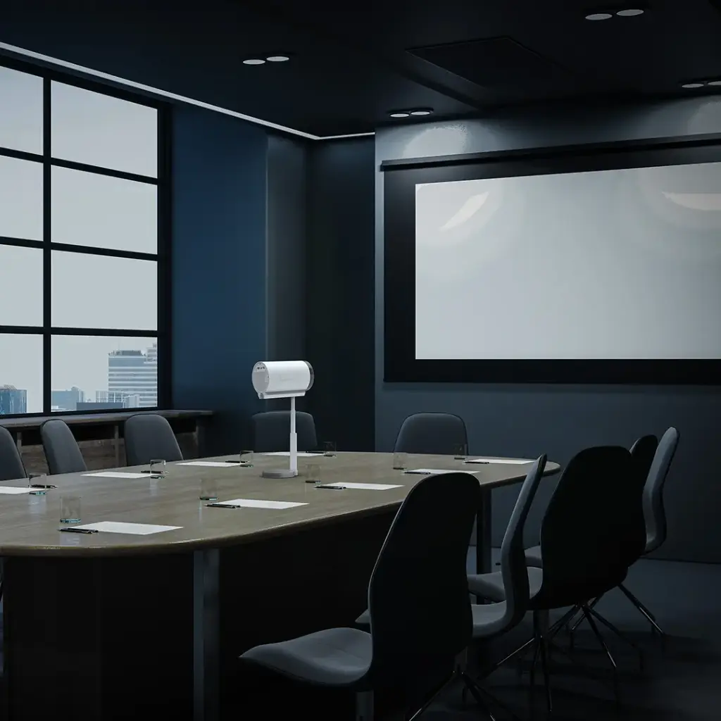 PORODO LUMOS SMART HD PROJECTOR WHITE PDTS7WH thumbnail 4