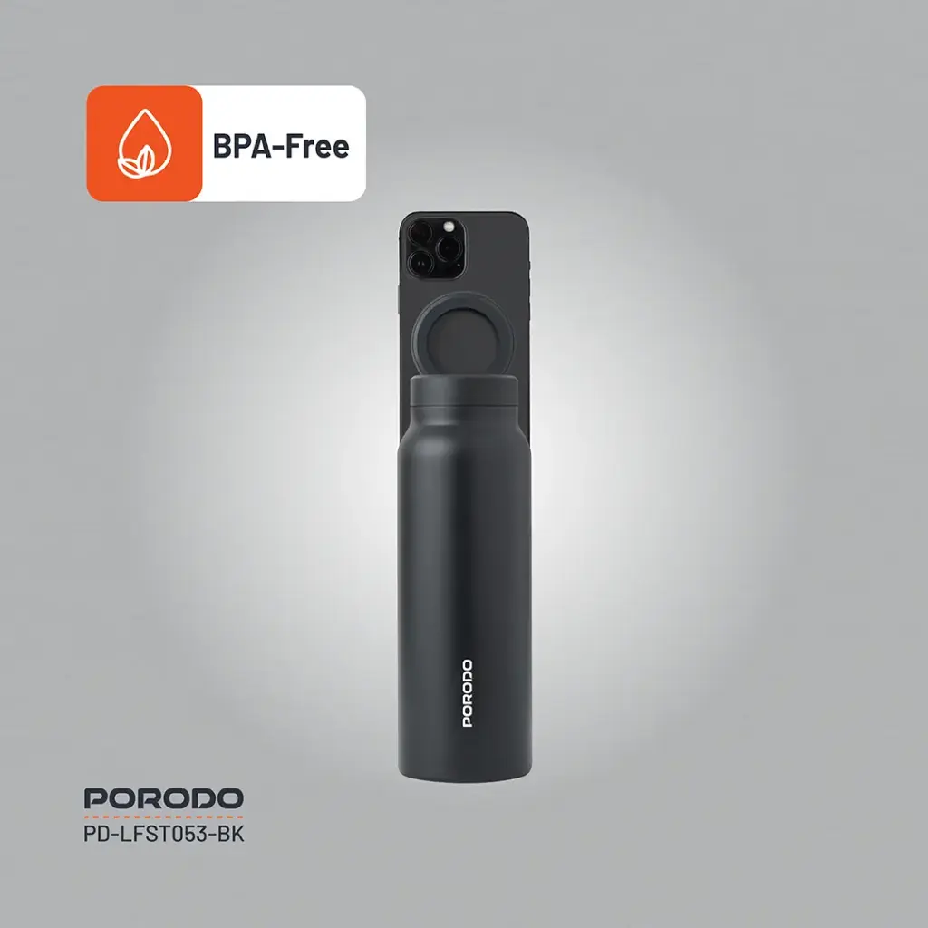 PORODO LIFESTYLE MAGNETIC MOUNT WATER BATTLE BLACK PD-LFST053-BK thumbnail 9