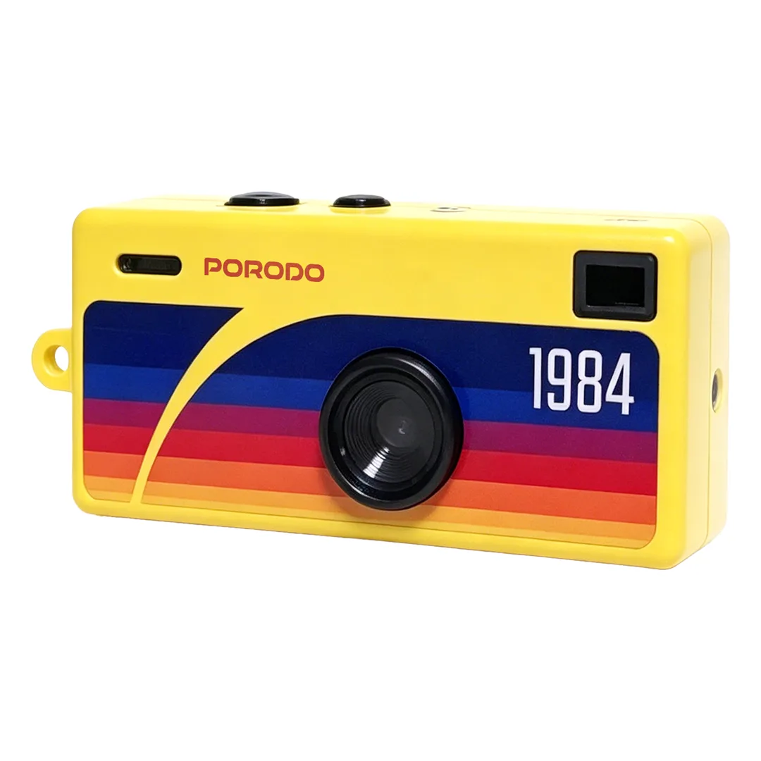 PORODO LIFESTYLE MEMO THUMB-SIZED DIGITAL CAMERA TF CARD SUPPORT YELLOW PDLFSTG62YL