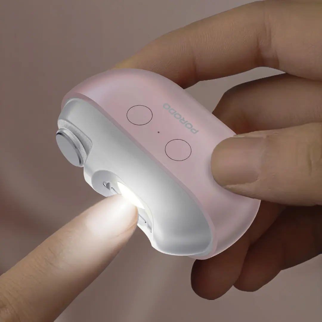 PORODO LIFESTYLE MULTI FUNCTION ELECTRIC NAIL CLIPPER PINK PDENCLIM7PK thumbnail 5