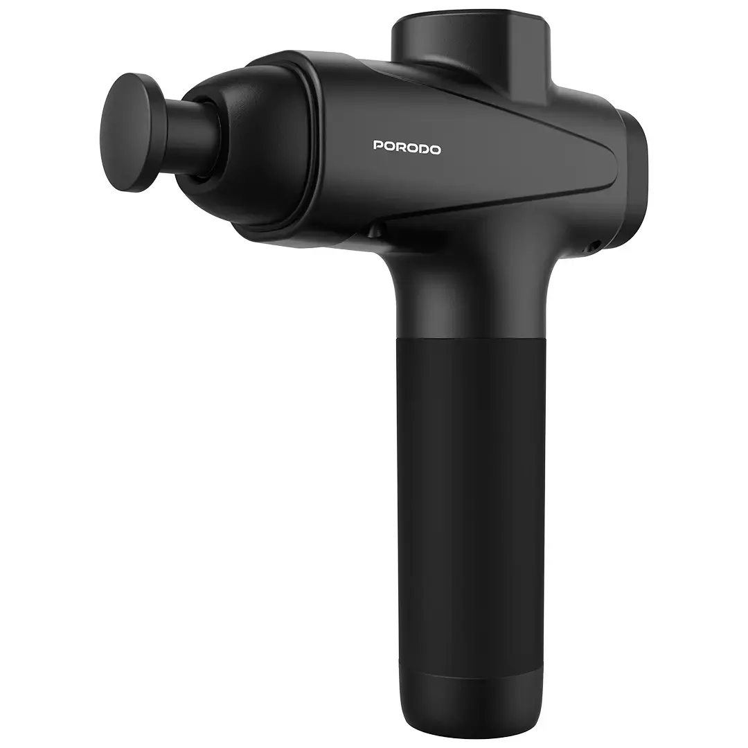 PORODO LIFESTYLE MULTI HEAD DEEP MASSAGE GUN BLACK PDLFSTNS066BK thumbnail 7