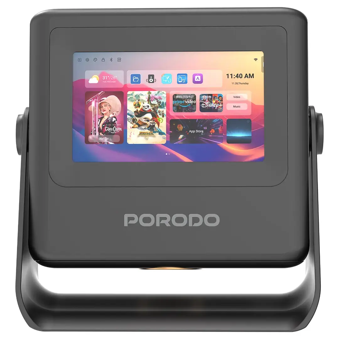 PORODO LIFESTYLE OPTIVIS SMART HD PROJECTOR BLACK PDA10BBK thumbnail 2