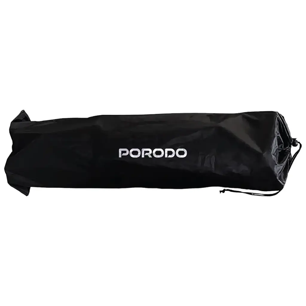 PORODO LIFESTYLE OUTDOOR COMPANION FOLDABLE CAMPING TABLE BLACK PDRS2355BK thumbnail 3
